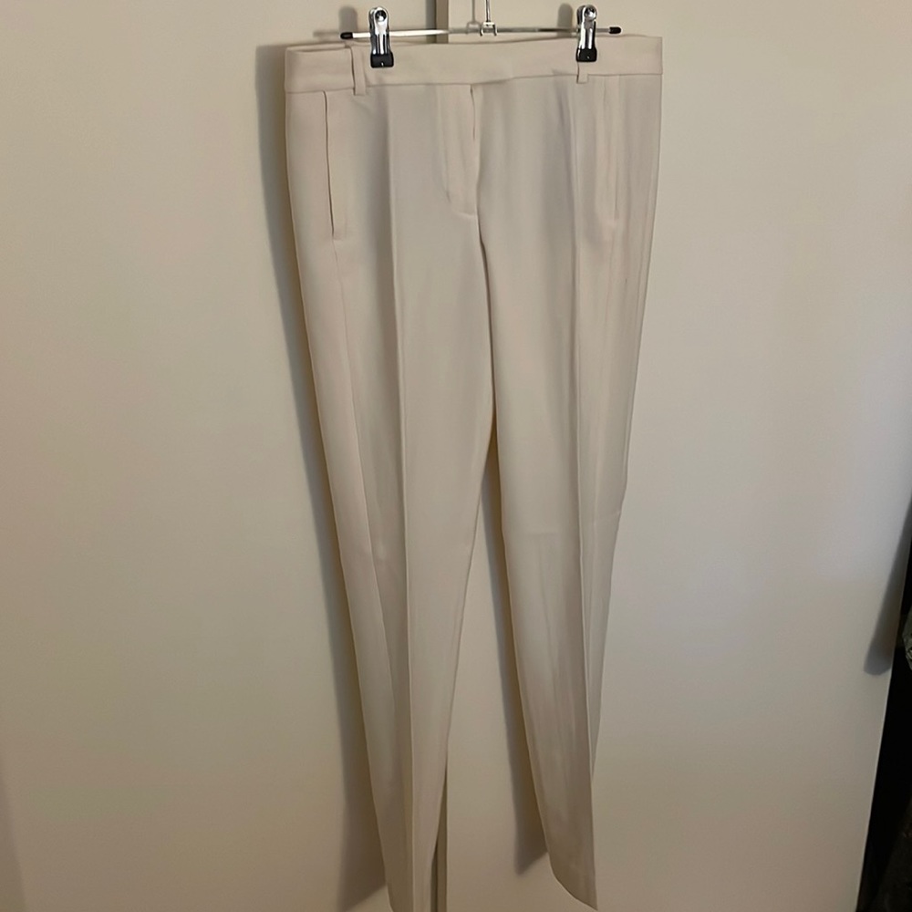 J. Crew Maddie cream pants